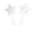 Women Gift – 5 Stars Custom Portable LED Light Makeup Mirror | Fashionable Compact Vanity Mirror