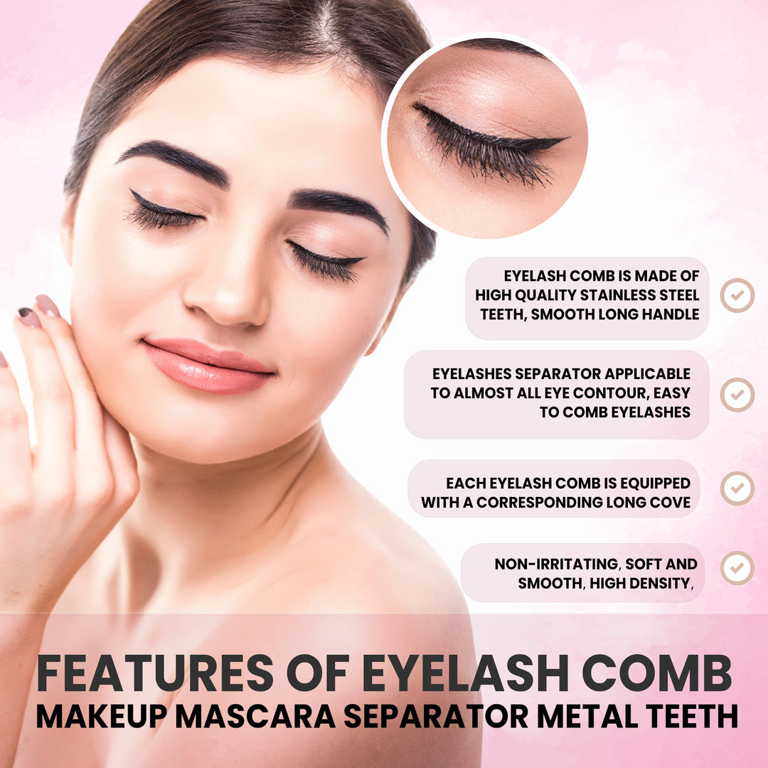 Eyelash Curler Set with Replacement Silicone Pads – Stainless Steel Lash Curler for Long-Lasting Curl, Natural Lift & No Pinching