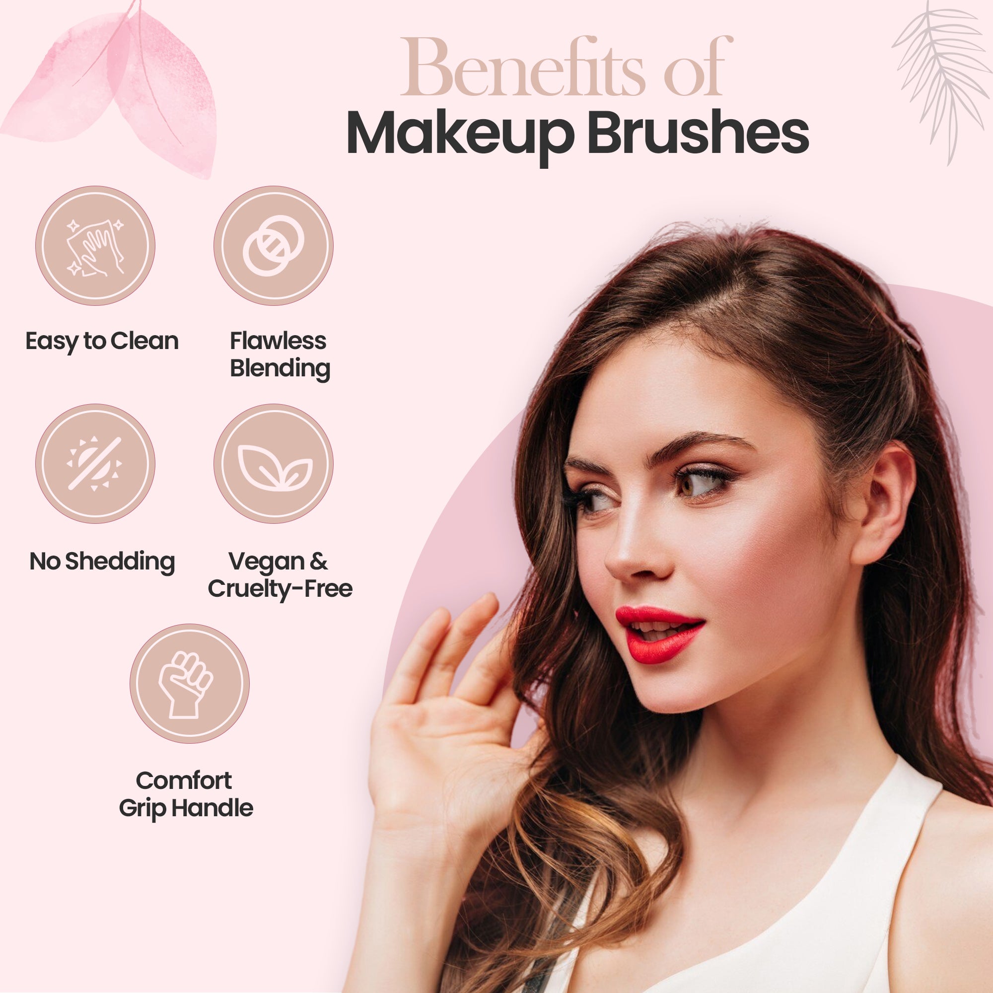 Diamond Soft Makeup Brush Set (10 PCS) – Ultra-Soft Synthetic Bristles, Luxury Crystal Handle, Professional Blending Brushes for Face, Eyes & Foundation