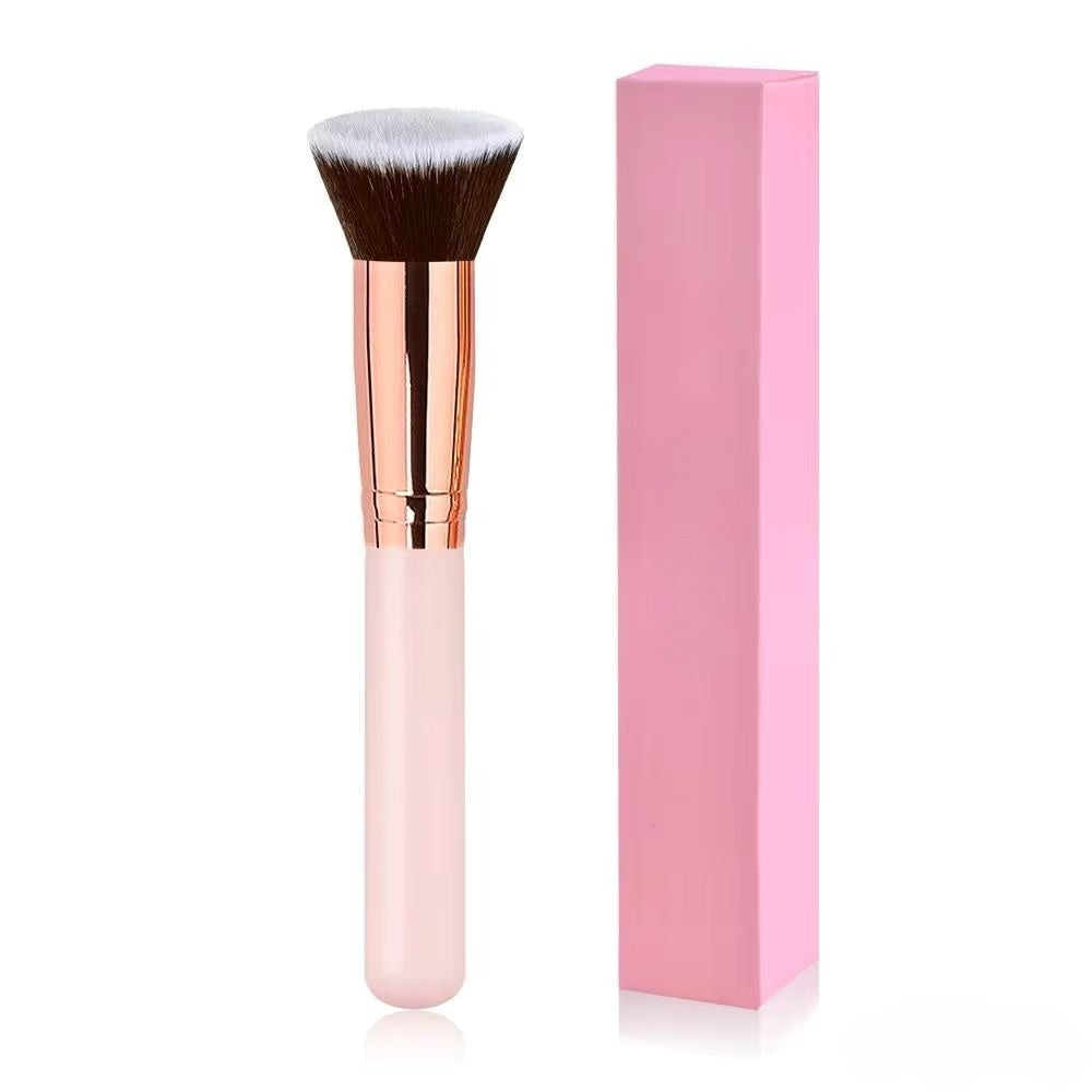 Flat Top Kabuki Foundation Brush for Liquid, Cream & Powder Makeup