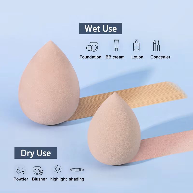 Nude Teardrop Beauty Blender Sponges Soft Latex-Free Makeup Puff