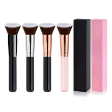 Load image into Gallery viewer, Flat Top Kabuki Foundation Brush for Liquid, Cream &amp; Powder Makeup