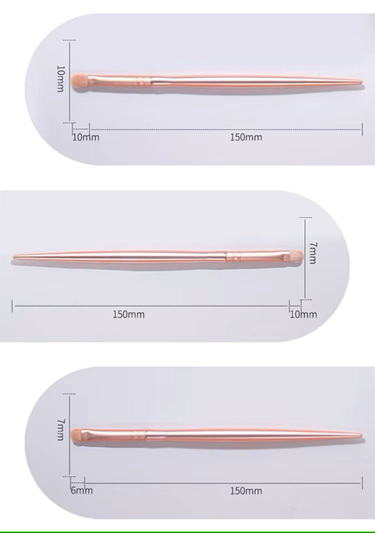 Beautimax Luxury 15-Piece Rose Gold Makeup Brush Set with Travel Pouch