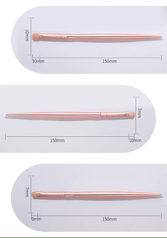 Beautimax Luxury 15-Piece Rose Gold Makeup Brush Set with Travel Pouch