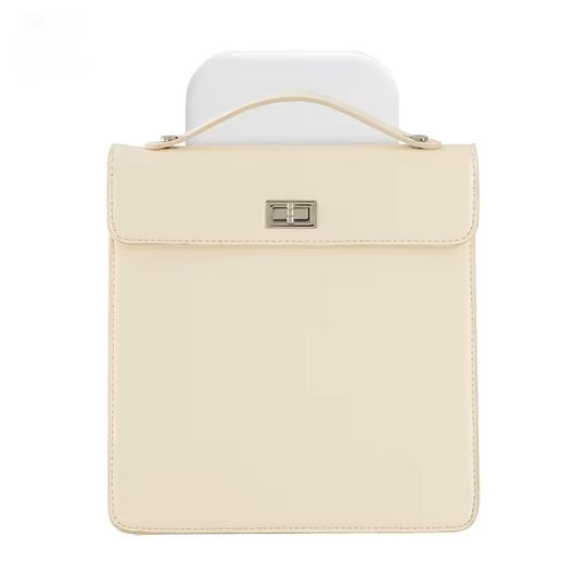Portable Makeup Case with LED Mirror Travel Cosmetic Bag with Handle & Touch Light Vanity Mirror