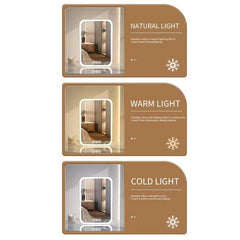 LED Touchscreen Makeup Mirror Adjustable Light Vanity Mirror with Smart Dimming for Beauty & Skincare