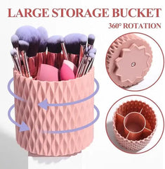 New 25PCS Face Makeup Tools Set Makeup Sponge Rotatable Brushes Holder Makeup Brush Set Gift Pack