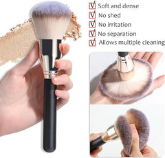 Generic NEW Makeup FACE Brush Professional Large Foundation Blending Powder Liquid Cream Contour Highlighter Kabuki Brush 4 pcs